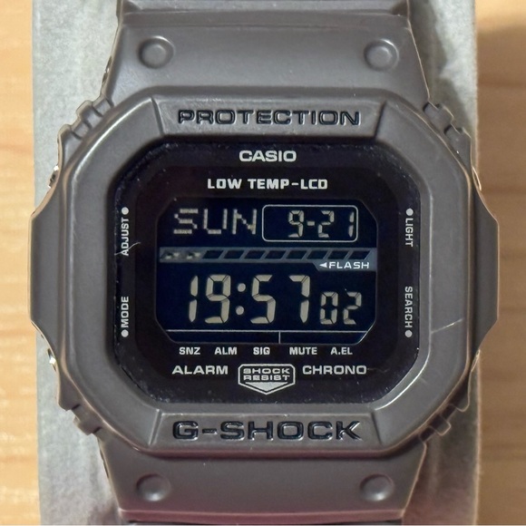 Casio G-Shock GLS-5600CL-5 G-Lide Low Temp Resist Nylon Band Digital Watch 5600 - Picture 1 of 13
